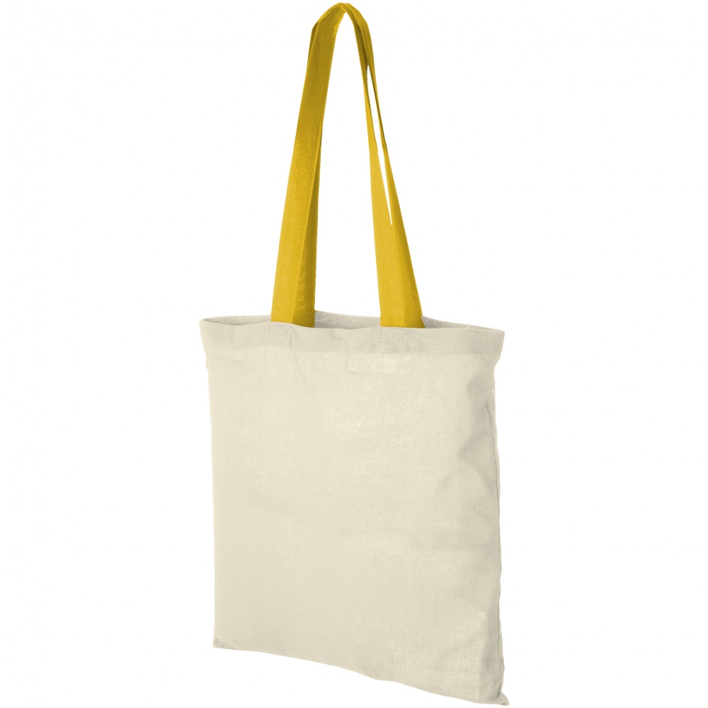 Logo trade advertising product photo of: Nevada Cotton Tote, yellow