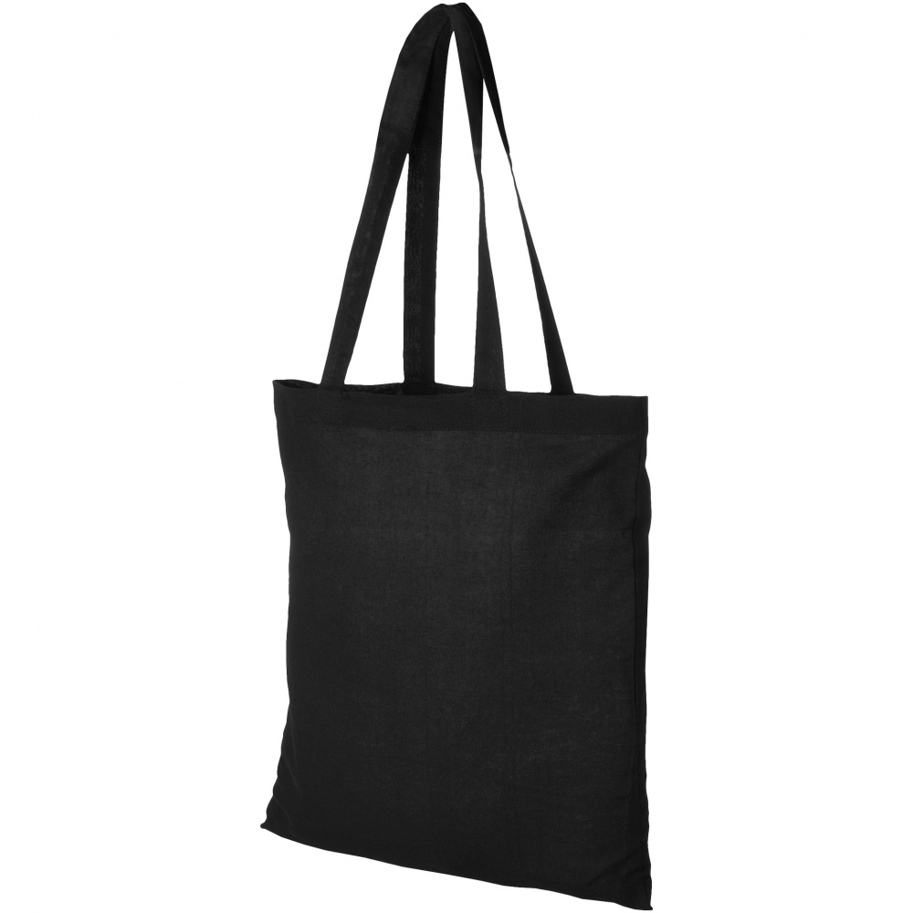 Logotrade promotional giveaway picture of: Madras Cotton Tote, black