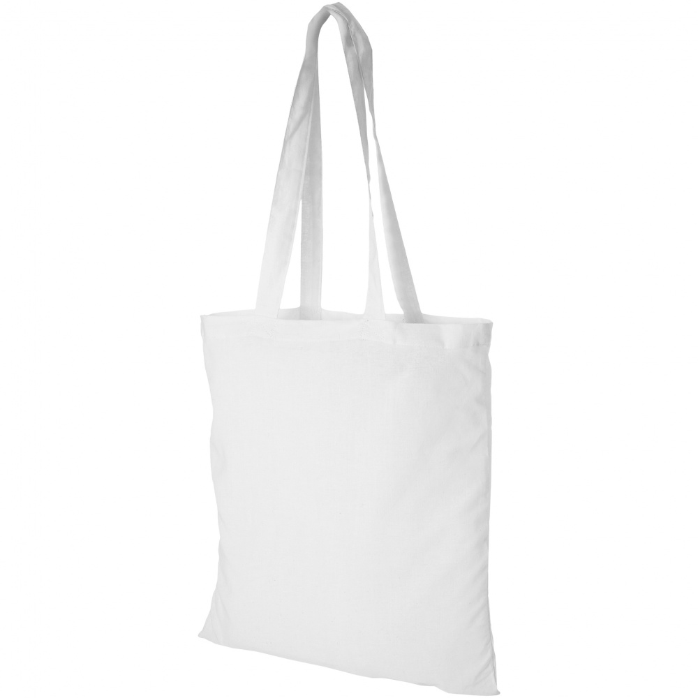 Logotrade advertising products photo of: Madras Cotton Tote, white