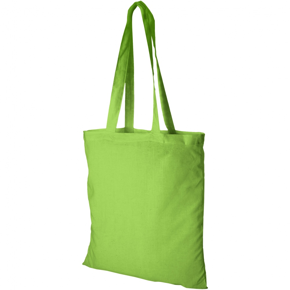 Logotrade promotional product image of: Madras Cotton Tote, light green