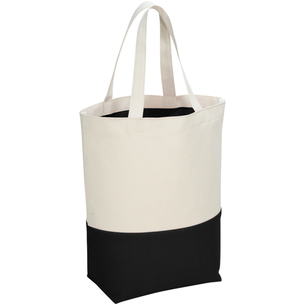 Logotrade promotional merchandise picture of: Colour-pop cotton tote bag, black