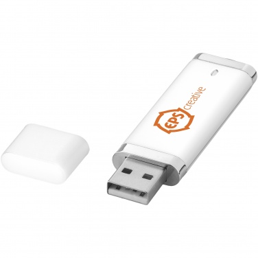 Logo trade promotional gifts image of: Flat USB 2GB