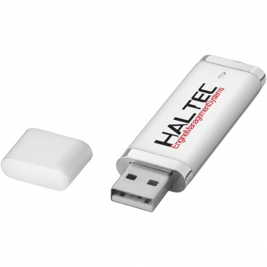 Logo trade promotional products image of: Flat USB 4GB