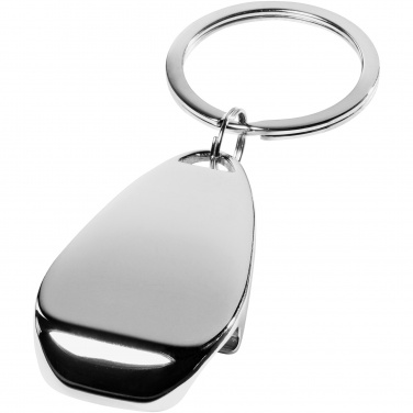 Logotrade promotional gifts photo of: Bottle opener key chain, silver