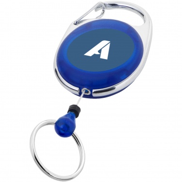 Logotrade advertising product picture of: Gerlos roller clip key chain, blue