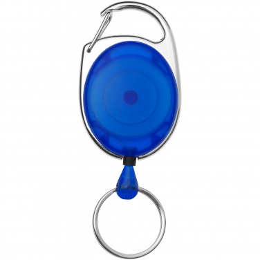 Logo trade corporate gifts picture of: Gerlos roller clip key chain, blue