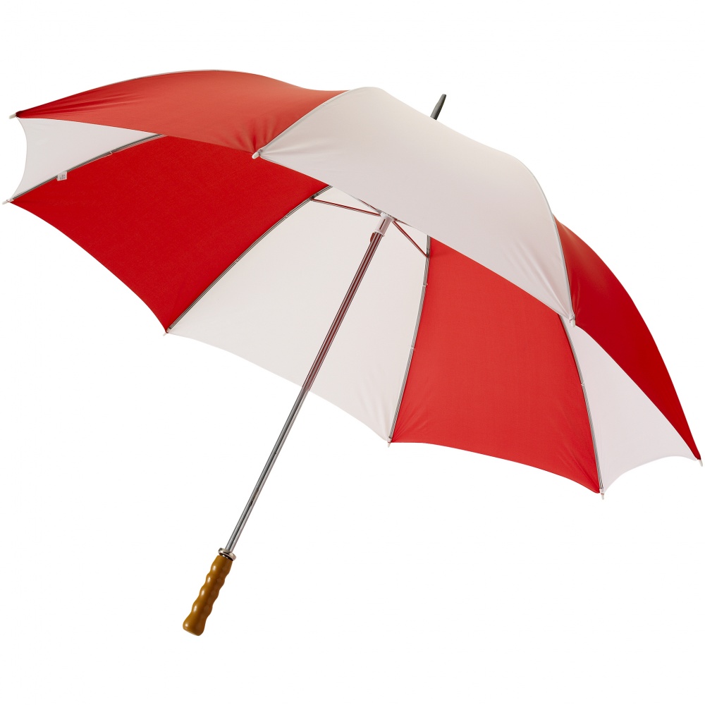 Logo trade promotional merchandise photo of: Karl 30" Golf Umbrella, red/white