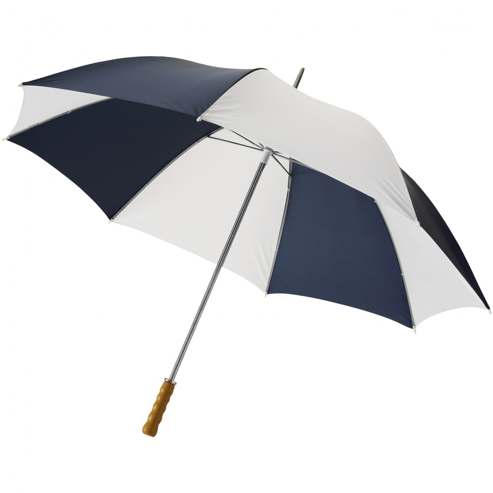 Logo trade promotional merchandise photo of: Karl 30" Golf Umbrella, blue/white