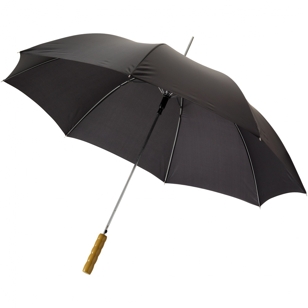 Logo trade promotional giveaways image of: 23" Lisa Automatic umbrella, black