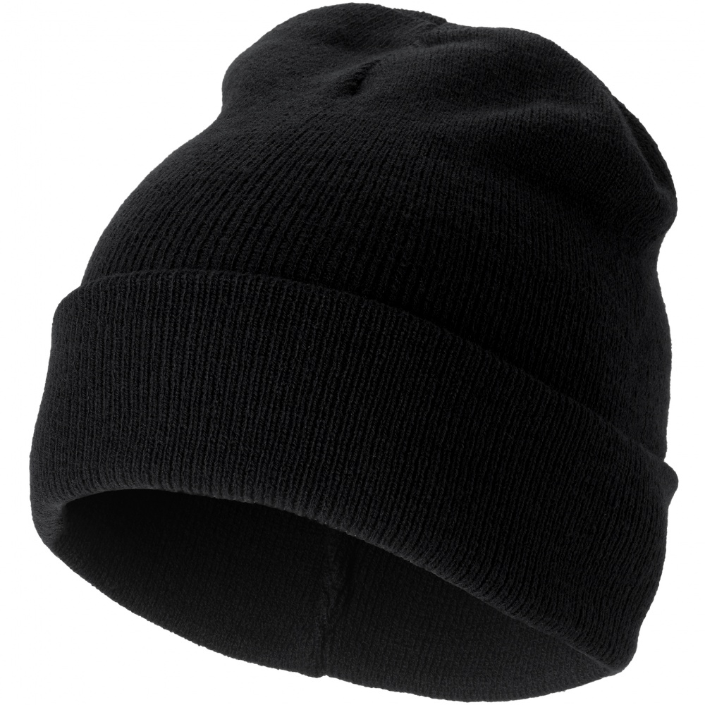 Logo trade promotional items picture of: Irwin Beanie, black