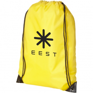 Logo trade corporate gifts image of: Oriole premium rucksack, yellow