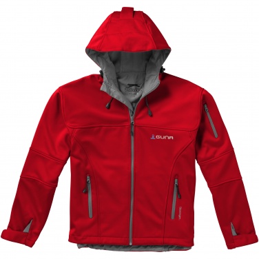 Logo trade corporate gifts picture of: Match softshell jacket, red