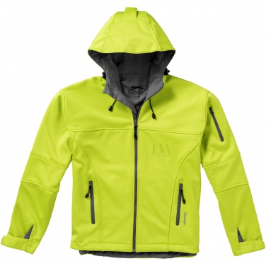 Logotrade business gift image of: Match softshell jacket, light green