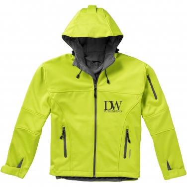 Logo trade business gift photo of: Match softshell jacket, light green