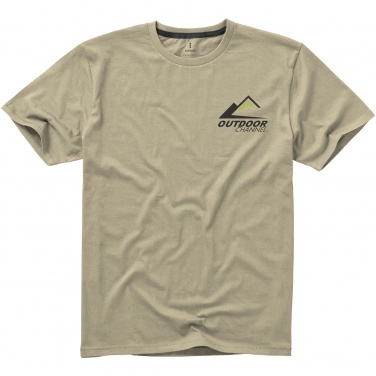 Logotrade business gift image of: Nanaimo short sleeve T-Shirt, beige