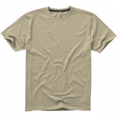 Logo trade advertising products picture of: Nanaimo short sleeve T-Shirt, beige