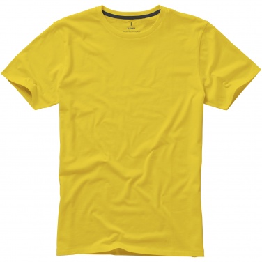 Logo trade promotional giveaway photo of: Nanaimo short sleeve T-Shirt, yellow