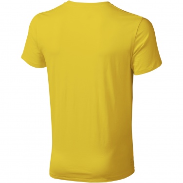 Logo trade promotional giveaways image of: Nanaimo short sleeve T-Shirt, yellow