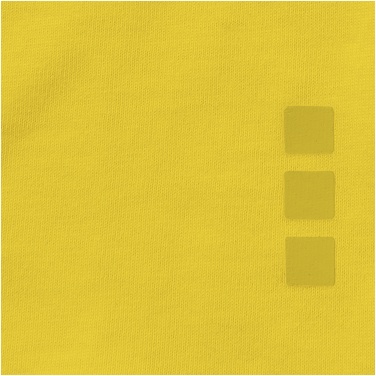 Logo trade promotional products image of: Nanaimo short sleeve T-Shirt, yellow