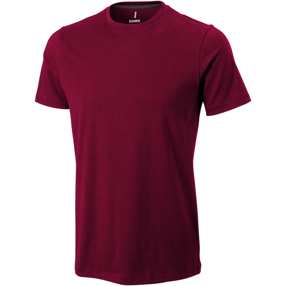 Logotrade promotional item image of: Nanaimo short sleeve T-Shirt, dark red