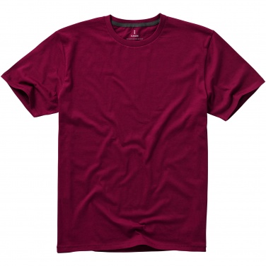 Logotrade promotional item picture of: Nanaimo short sleeve T-Shirt, dark red