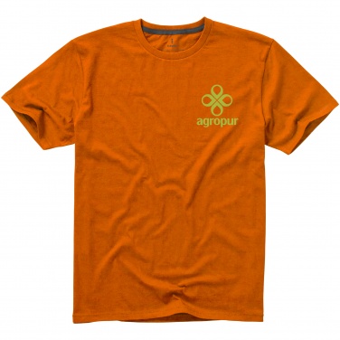 Logo trade promotional giveaway photo of: Nanaimo short sleeve T-Shirt, orange