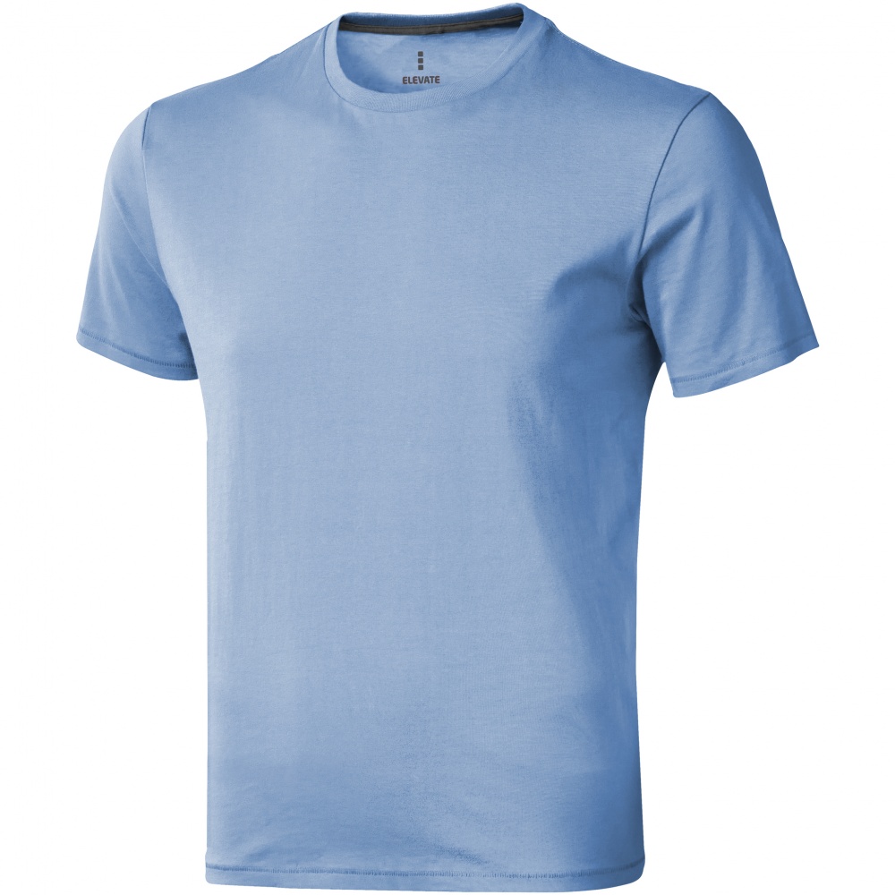 Logotrade promotional item image of: Nanaimo short sleeve T-Shirt, light blue