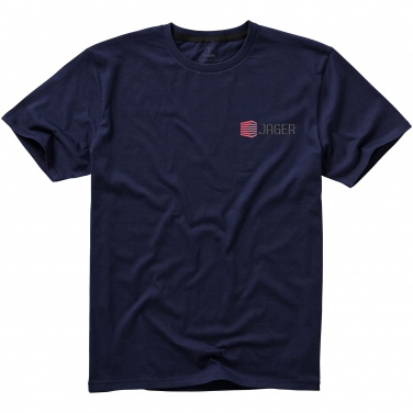 Logo trade corporate gift photo of: Nanaimo short sleeve T-Shirt, navy