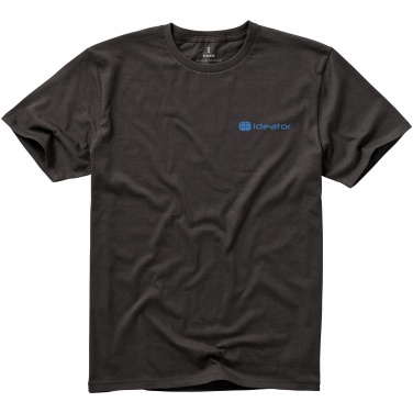 Logo trade promotional items picture of: Nanaimo short sleeve T-Shirt, dark grey