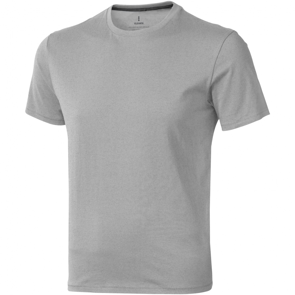 Logo trade advertising products picture of: Nanaimo short sleeve T-Shirt, grey