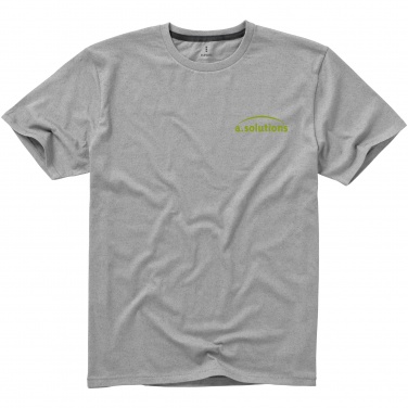 Logo trade promotional merchandise picture of: Nanaimo short sleeve T-Shirt, grey