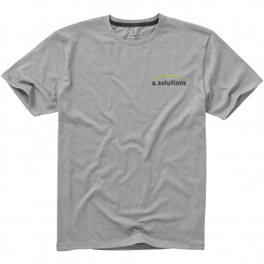 Logotrade promotional item image of: Nanaimo short sleeve T-Shirt, grey