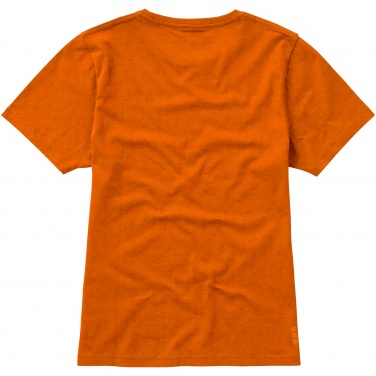 Logotrade promotional giveaway image of: Nanaimo short sleeve ladies T-shirt, orange