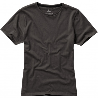 Logotrade promotional merchandise image of: Nanaimo short sleeve ladies T-shirt, dark grey