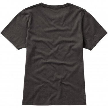 Logotrade promotional product picture of: Nanaimo short sleeve ladies T-shirt, dark grey