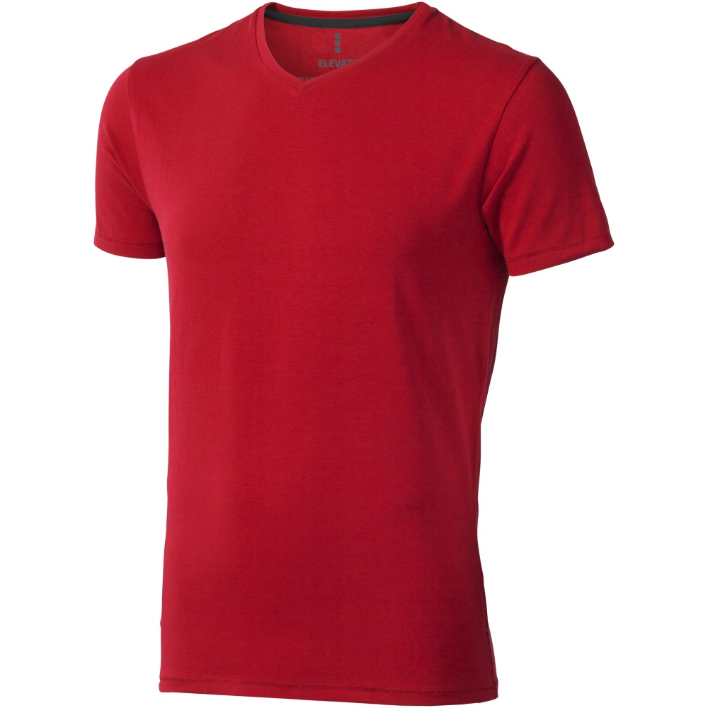 Logo trade corporate gift photo of: Kawartha short sleeve T-shirt, red