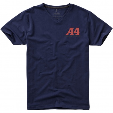 Logo trade advertising products picture of: Kawartha short sleeve T-shirt, navy