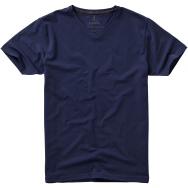 Logo trade promotional merchandise photo of: Kawartha short sleeve T-shirt, navy