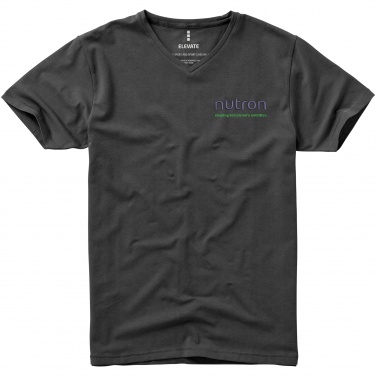 Logo trade promotional giveaway photo of: Kawartha short sleeve T-shirt, dark grey