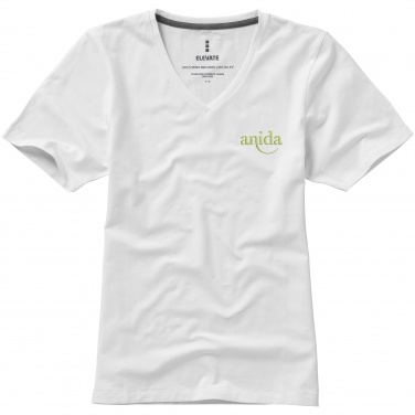 Logotrade advertising product image of: Kawartha short sleeve ladies T-shirt, white