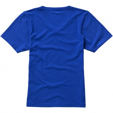 Logo trade promotional items image of: Kawartha short sleeve ladies T-shirt, blue