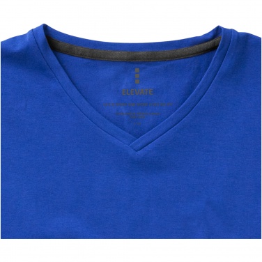 Logo trade corporate gifts picture of: Kawartha short sleeve ladies T-shirt, blue