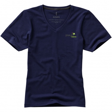 Logotrade business gift image of: Kawartha short sleeve ladies T-shirt, navy