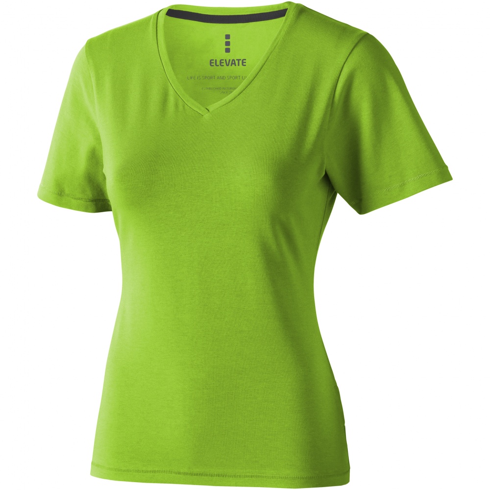 Logotrade promotional items photo of: Kawartha short sleeve ladies T-shirt, light green