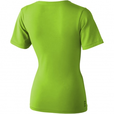 Logotrade promotional gift image of: Kawartha short sleeve ladies T-shirt, light green