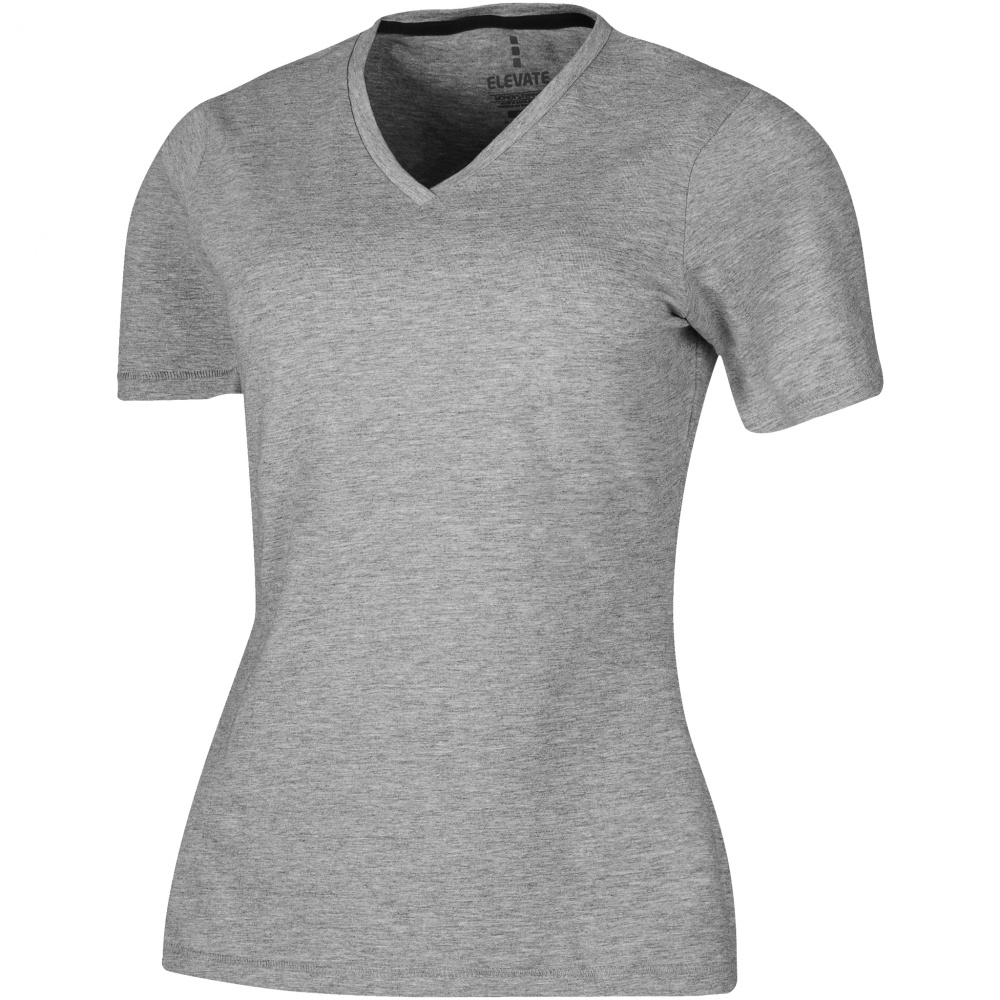 Logotrade promotional merchandise photo of: Kawartha short sleeve ladies T-shirt, grey