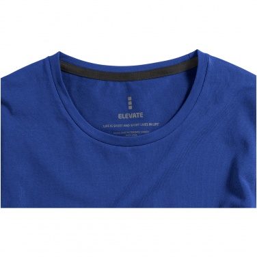 Logo trade promotional merchandise photo of: Ponoka long sleeve T-shirt, blue