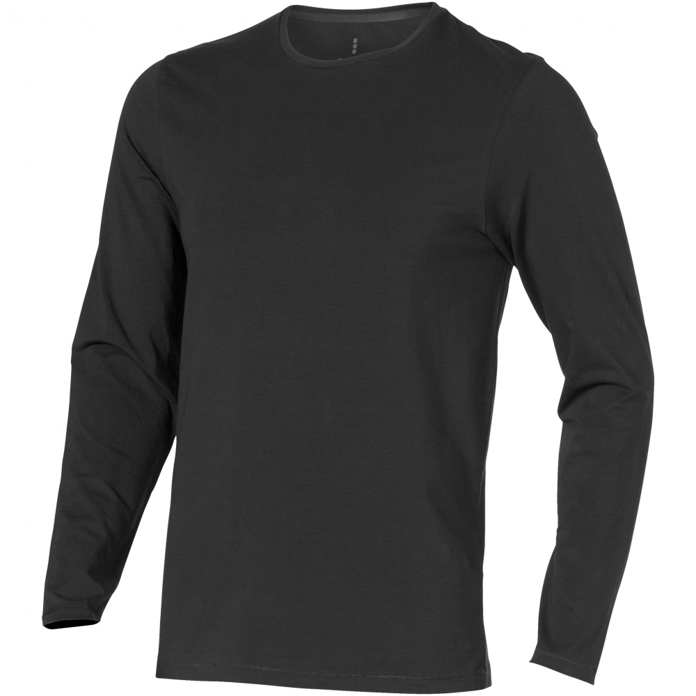 Logotrade advertising products photo of: Ponoka long sleeve T-shirt,dark grey