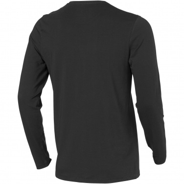 Logo trade promotional products image of: Ponoka long sleeve T-shirt,dark grey