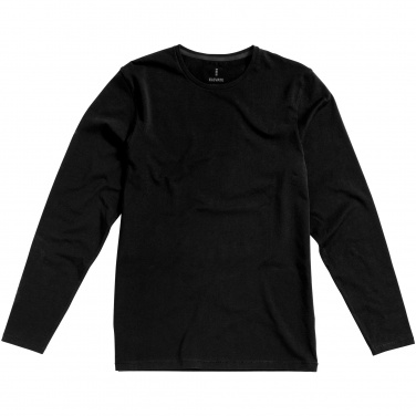 Logo trade promotional gift photo of: Ponoka long sleeve T-shirt, black